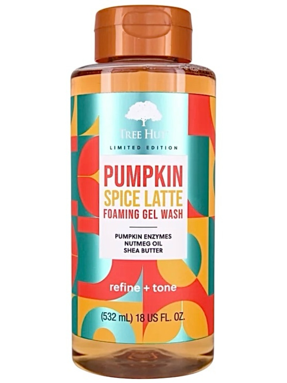 Tree Hut Pumpkin Spice Latte Foaming Gel Wash 18oz